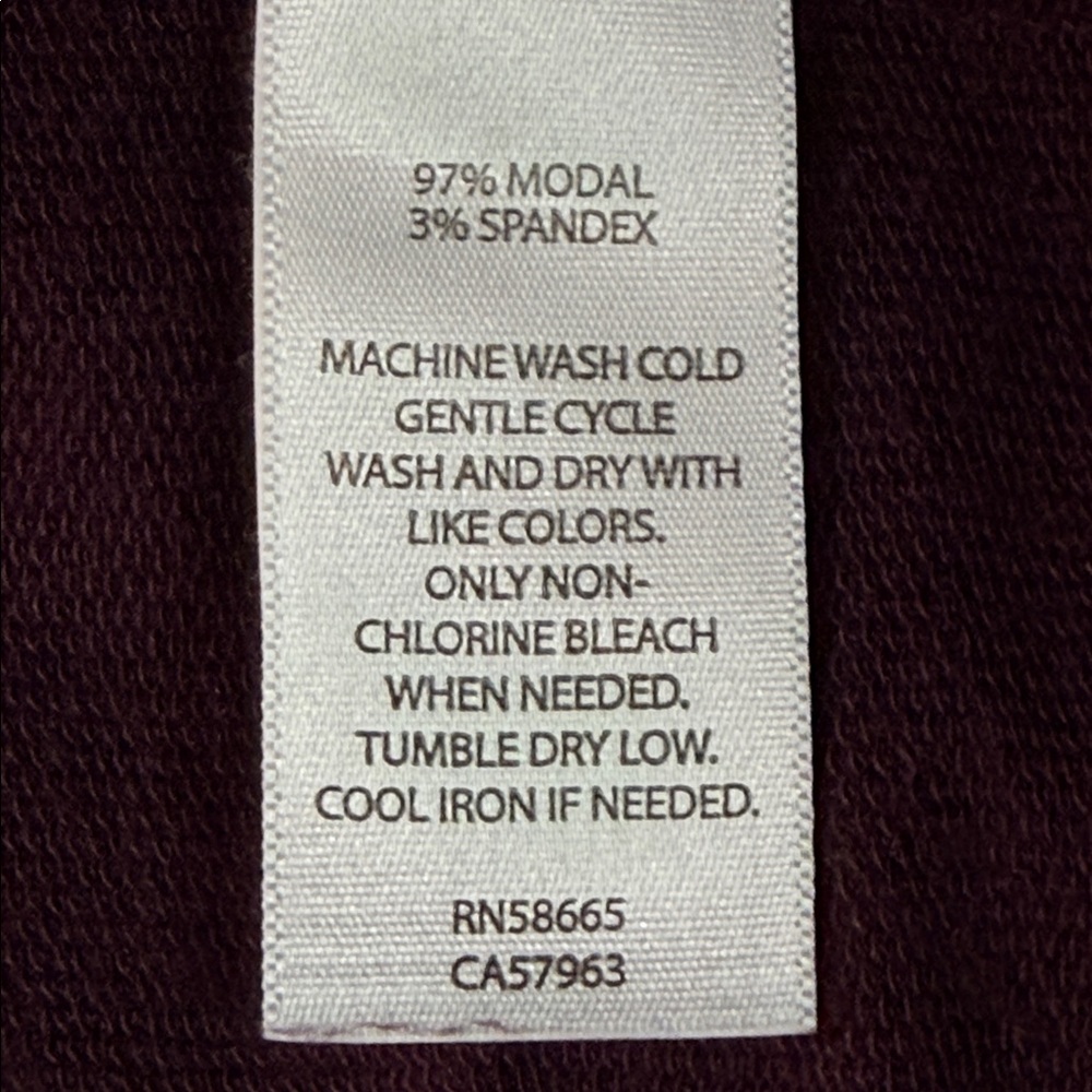 Athleta Long Sleeve Dress with cutout in Dark Plum. EC. Size Small - Picture 6 of 6